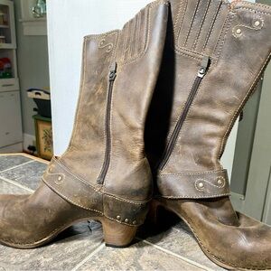 Brown Leather Women's Boots